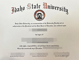 在线购买爱达荷州立大学文凭, buy Idaho State University diploma