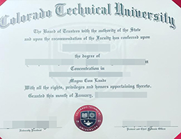 科罗拉多科技大学文凭购买，buy Colorado Technical University diploma