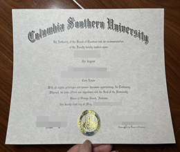 定制南哥伦比亚大学文凭, buy fake Columbia Southern University diploma