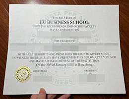 定制EU商学院毕业证, 复制EU学位, buy EU Business School diploma