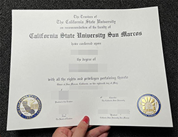 办理加州州立大学圣马科斯分校文凭，buy fake CSUSM diploma