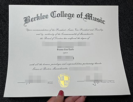 制作假伯克利音乐学院证书, How to buy Berklee College of Music diploma?