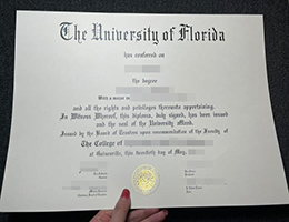 制作精美佛罗里达大学文凭证书，Buy University of Florida (UF) degree