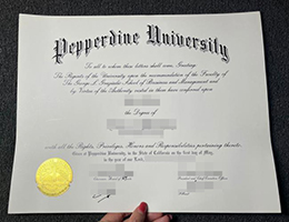定制假佩珀代因大学毕业证，buy a Pepperdine University (PDD) diploma