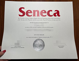 制作一模一样的假圣力嘉学院毕业证，fake Seneca College diploma maker