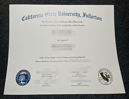 补办美国加州州立大学富勒顿分校毕业证, fake CSUF diploma generator