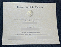 补办圣托马斯大学毕业证学历证，buy UST diploma certificate