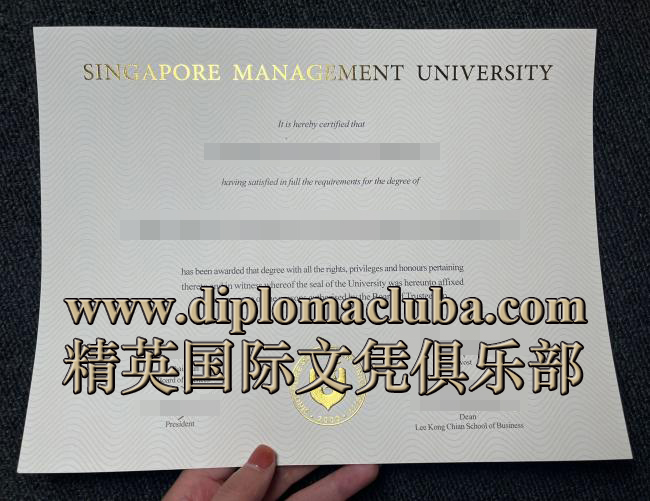 新加坡管理大学毕业证