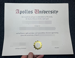 快速办理阿波罗大学文凭, fake Apollos University diploma maker