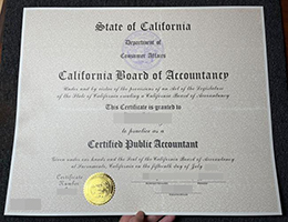 购买加州注册会计师证书多少钱? make fake California CPA certificate