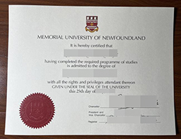 订购高质量纽芬兰纪念大学文凭 | 办理加拿大大学文凭 | 如何在线制作MUN学位证书?
